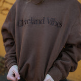 Cleveland Vibes Brown on Brown Crewneck